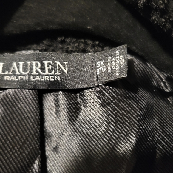 LAUREN Ralph Lauren NWT faux fur jacket/coat Size 3X - Picture 5 of 9